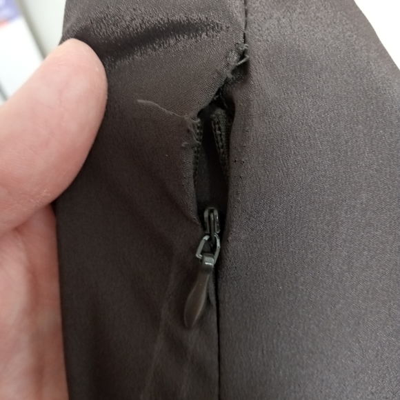 Mossimo Brown Black Tie Back Fit & Flare Dress - Picture 8 of 11